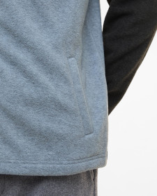 Colour Block Fleece Grey Marl
