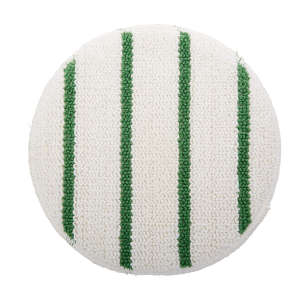 Rubbermaid Commercial, Low Profile, Low Profile Scrub Strip, 17", Green/White, Carpet Bonnet