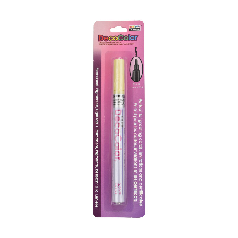 DecoColor® Paint Marker, Fine Tip, 200-S, Cream Yellow #42