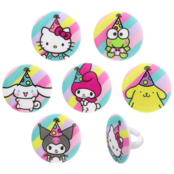 Hello Kitty® and Friends It's a Celebration Cupcake Rings