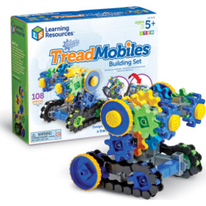 Gears! Gears! Gears!&reg; Treadmobiles Building Set, 108 Pieces