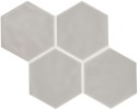 Playscapes Silverside 4″ Hexagon Wall Tile Glossy