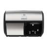 Georgia Pacific, Compact Side-By-Side 2-Roll, Coreless Bath Tissue Dispenser, Black/Chrome