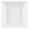 Large square melamine cubic display bowl in yellow