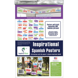 Card Stock Posters, Set of 30, Spanish