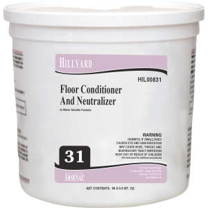 Hillyard, Arsenal® Floor Conditioner and Neutralizer, Arsenal® Hil-Pac® Dispenser 90 Packets/Container