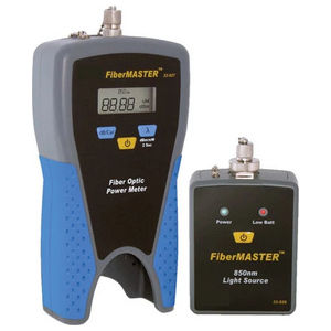 FiberMaster™, Power Meter with Light Source, Fiber Testing and Certification Equipment, (3) AAA Alkaline Battery