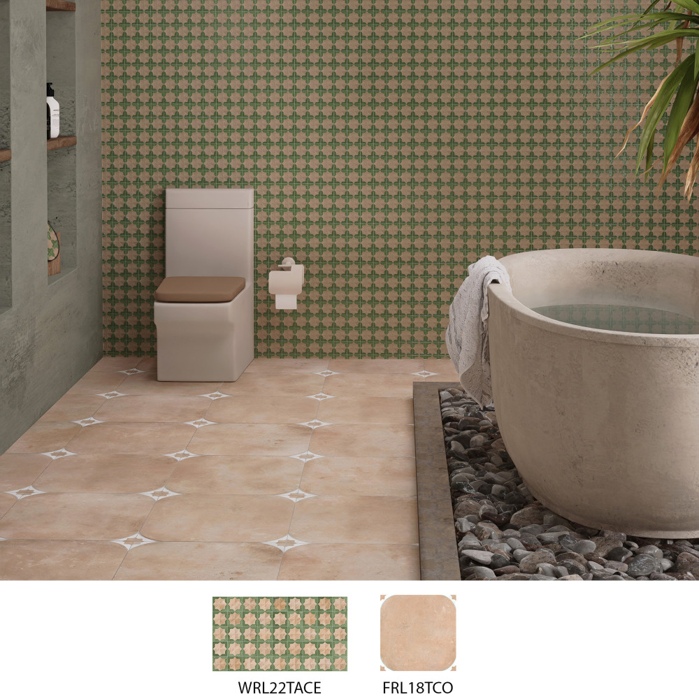 Tetuan Astre Cotto Emerald 12-1/8 in. x 21-7/8 in. Porcelain Wall Tile