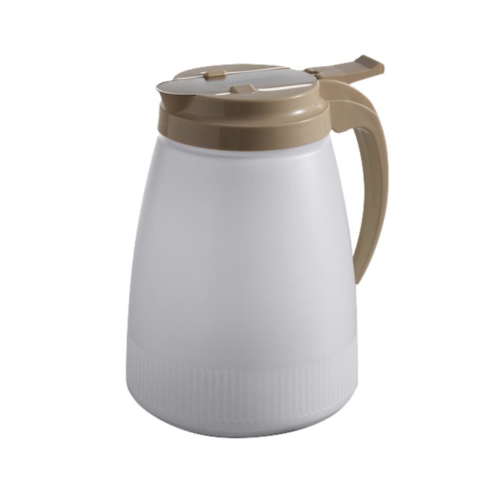 48-ounce Dripcut™ server with plastic jar and almond plastic top