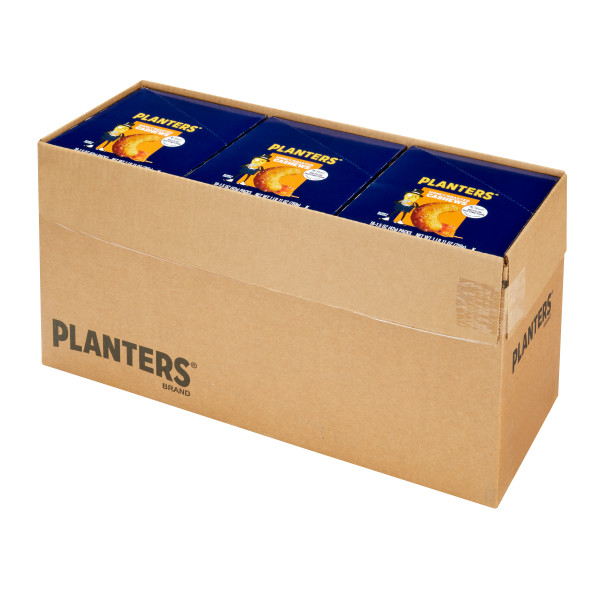 PLANTERS(r) Cashews Honey Roasted Tube 108/1.5oz . C1RM - Front Right Open Case (Hi Res)