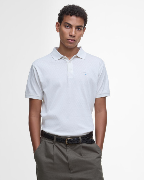 Sutton Tailored Polo Shirt Antique White