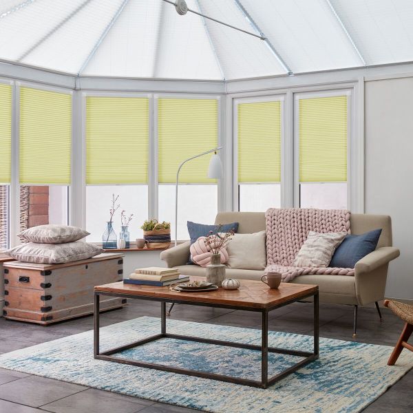 Thermashade Blackout Cream Pleated blind