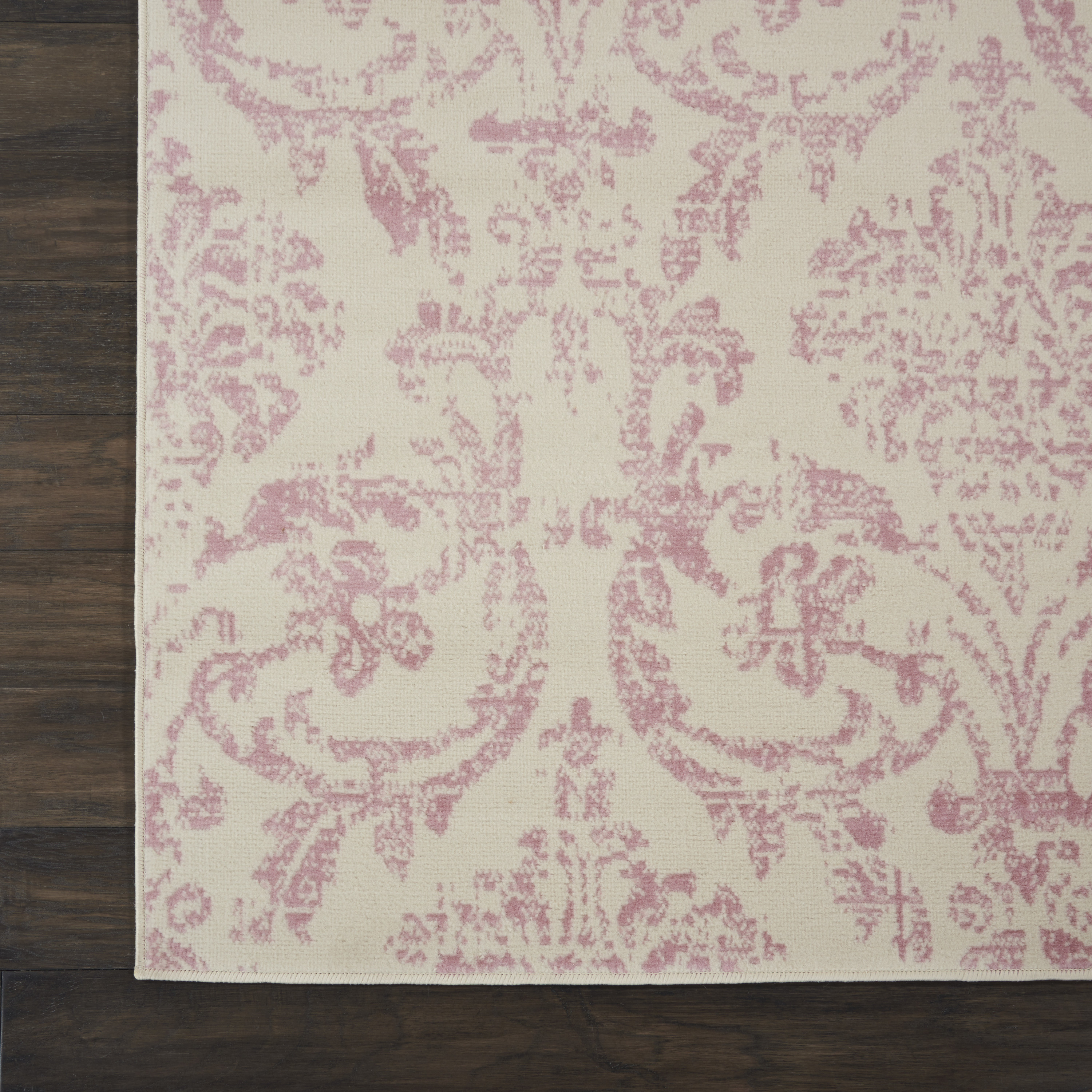 Nourison Jubilant 7' x 10' Ivory Pink Vintage Indoor Rug