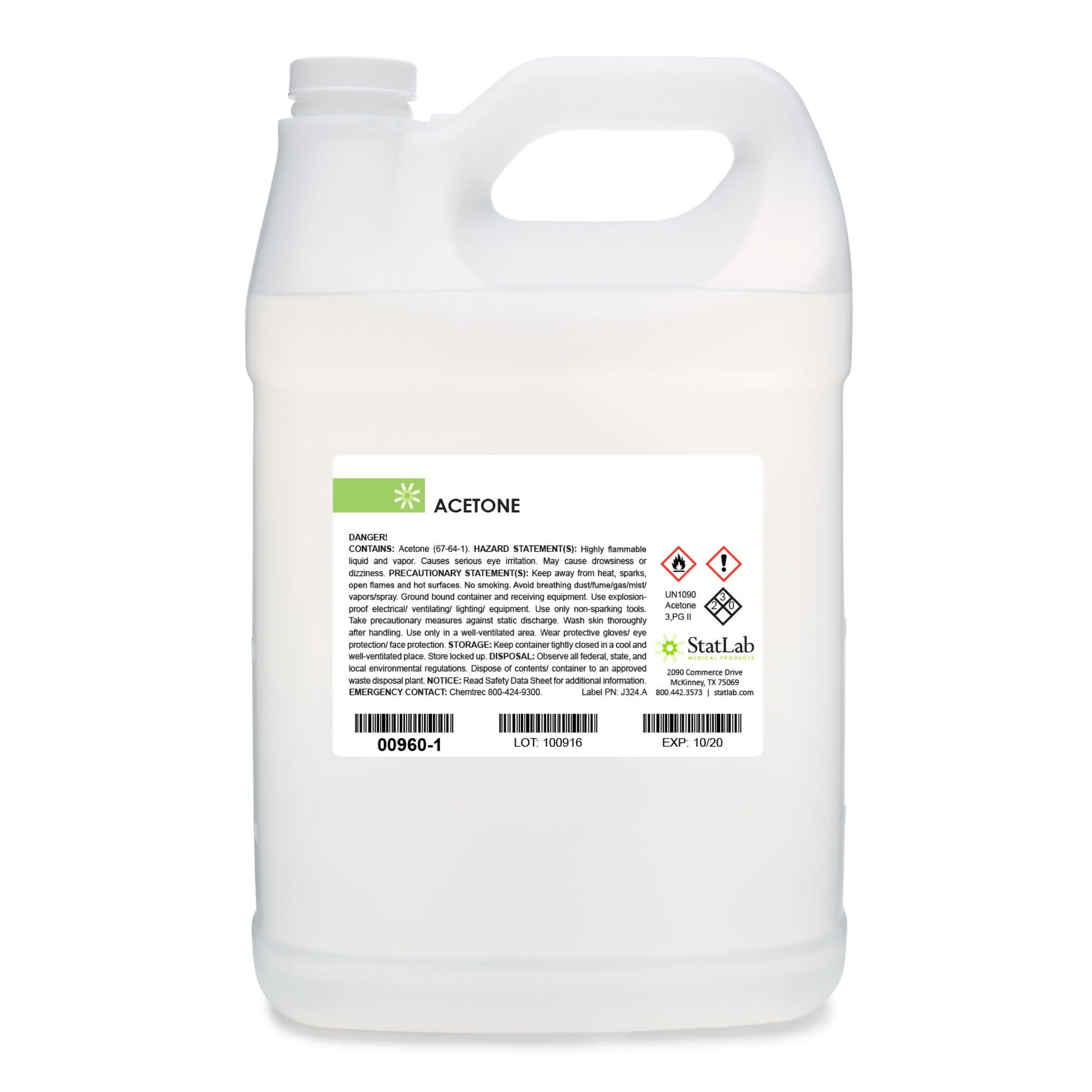 StatLab Medical Products REAGENT, ACETONE ACS GRADE 16OZ