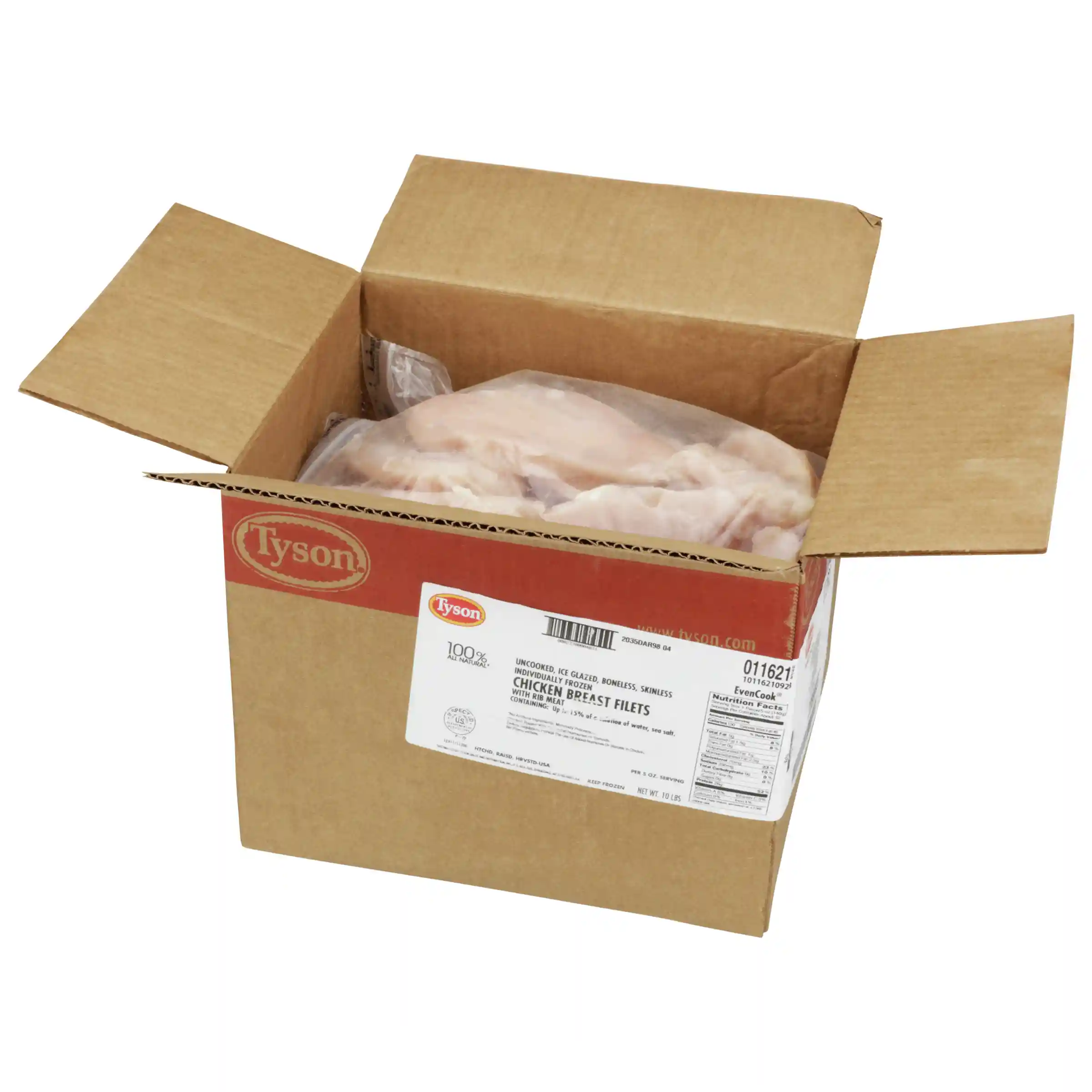 Tyson® EvenCook® All Natural* IF Unbreaded Boneless Skinless Chicken Breast Filets, 5 oz._image_4