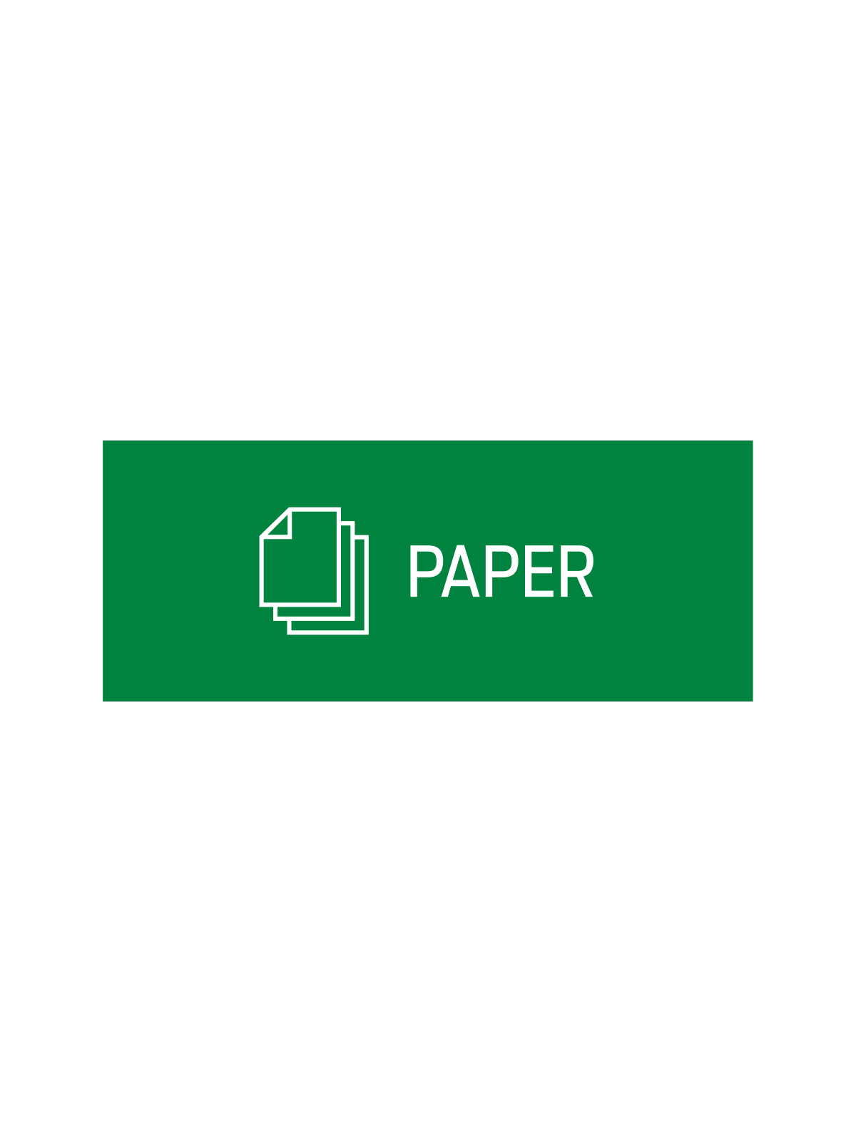 RISE – Double – Sign – Paper – Green