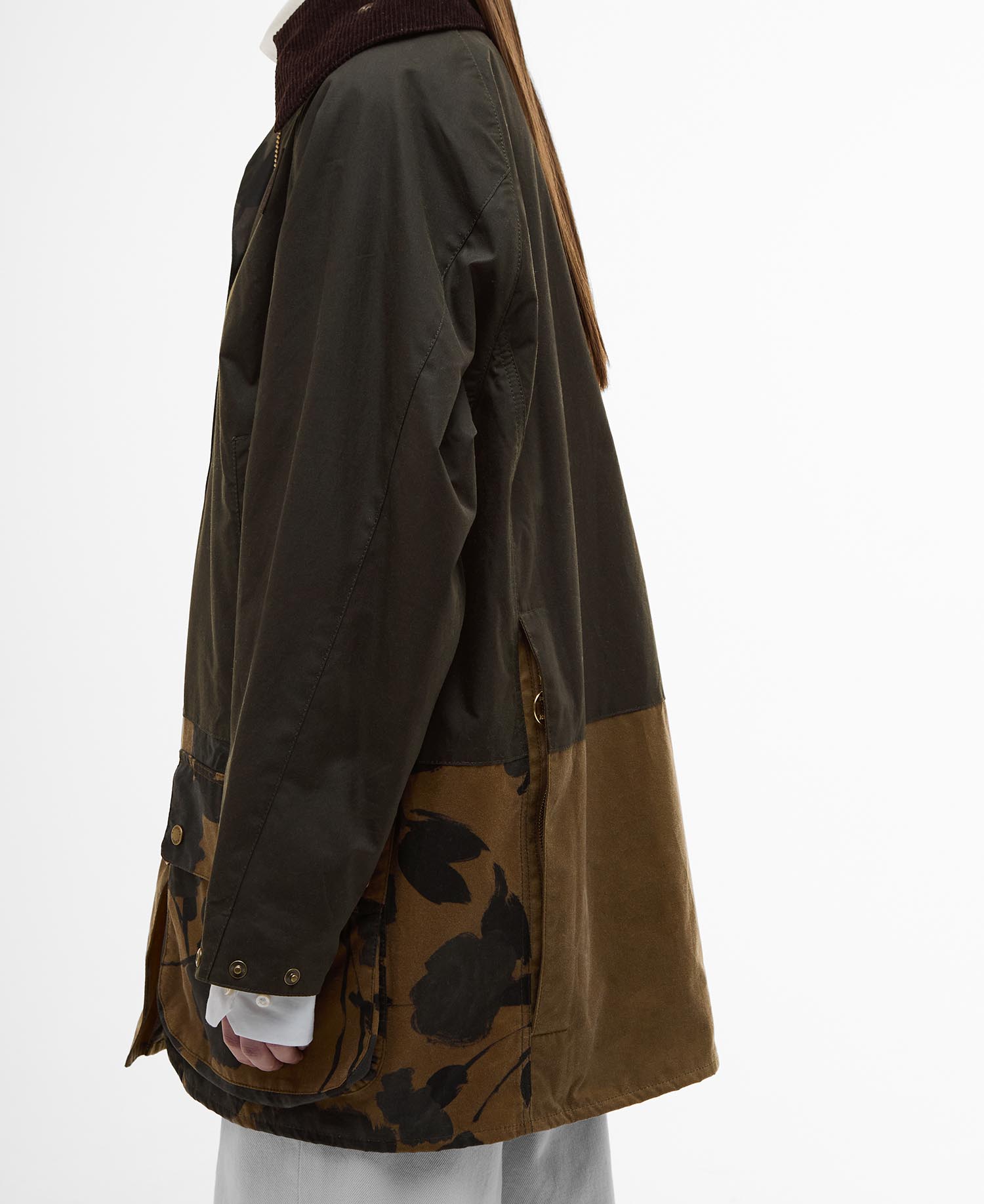 Barbour x ERDEM Wachsjacke Beauflower image number 6