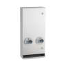Bobrick, ClassicSeries, Surface-Mounted Napkin/Tampon Vendor, Free Operation, Stainless Steel