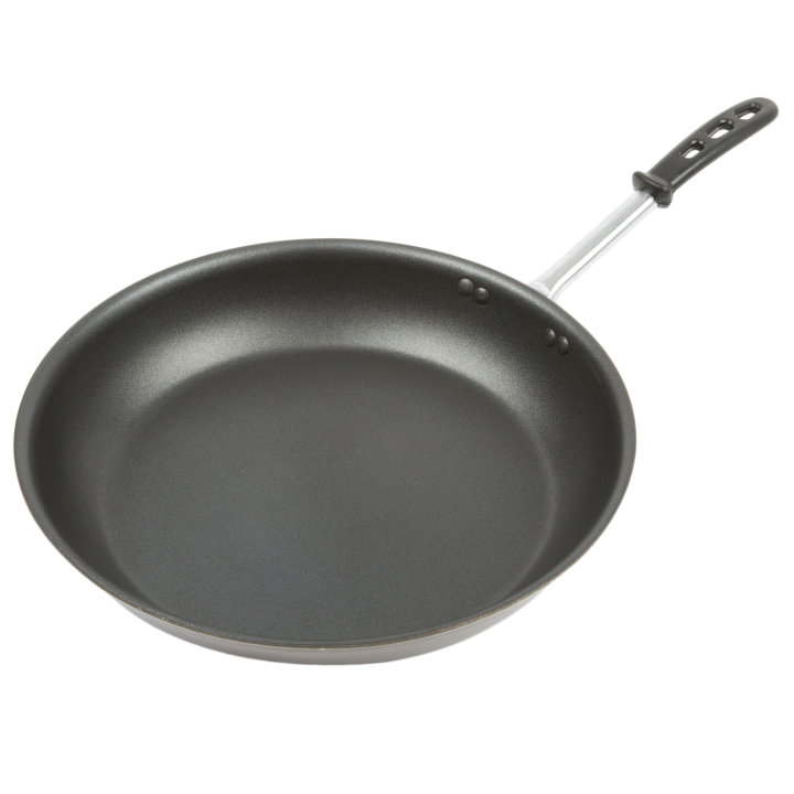 14-inch Tribute® 3-ply fry pan with CeramiGuard® II nonstick coating and TriVent silicone handle