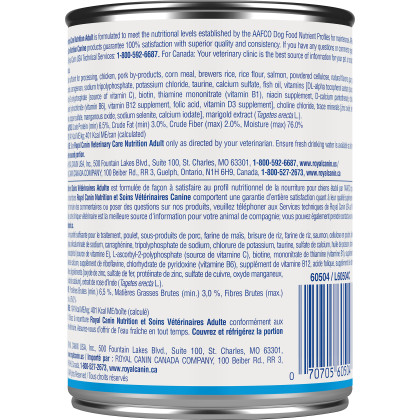 Royal Canin Veterinary Diet Canine Adult Canned Dog Food