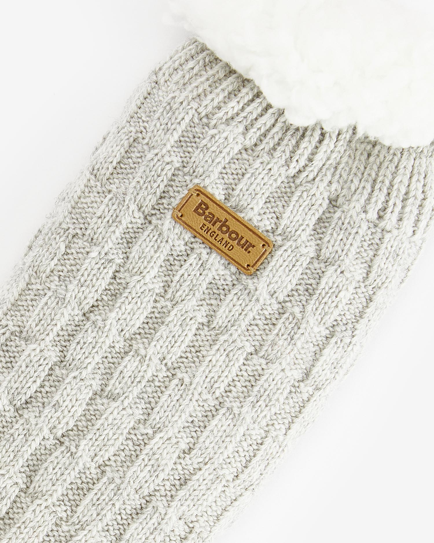 Cable Knit Lounge Socks image number 1