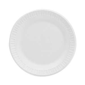 Dart, Concorde Non-Laminated Foam Plate, 6" dia, White