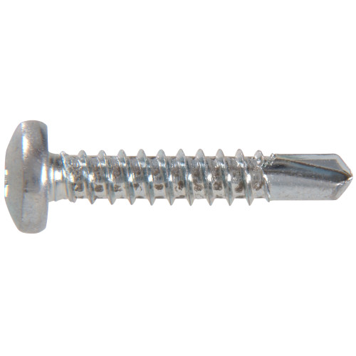 Zinc Pan Head Square Drive Self Drilling Screws #8 x 1/2