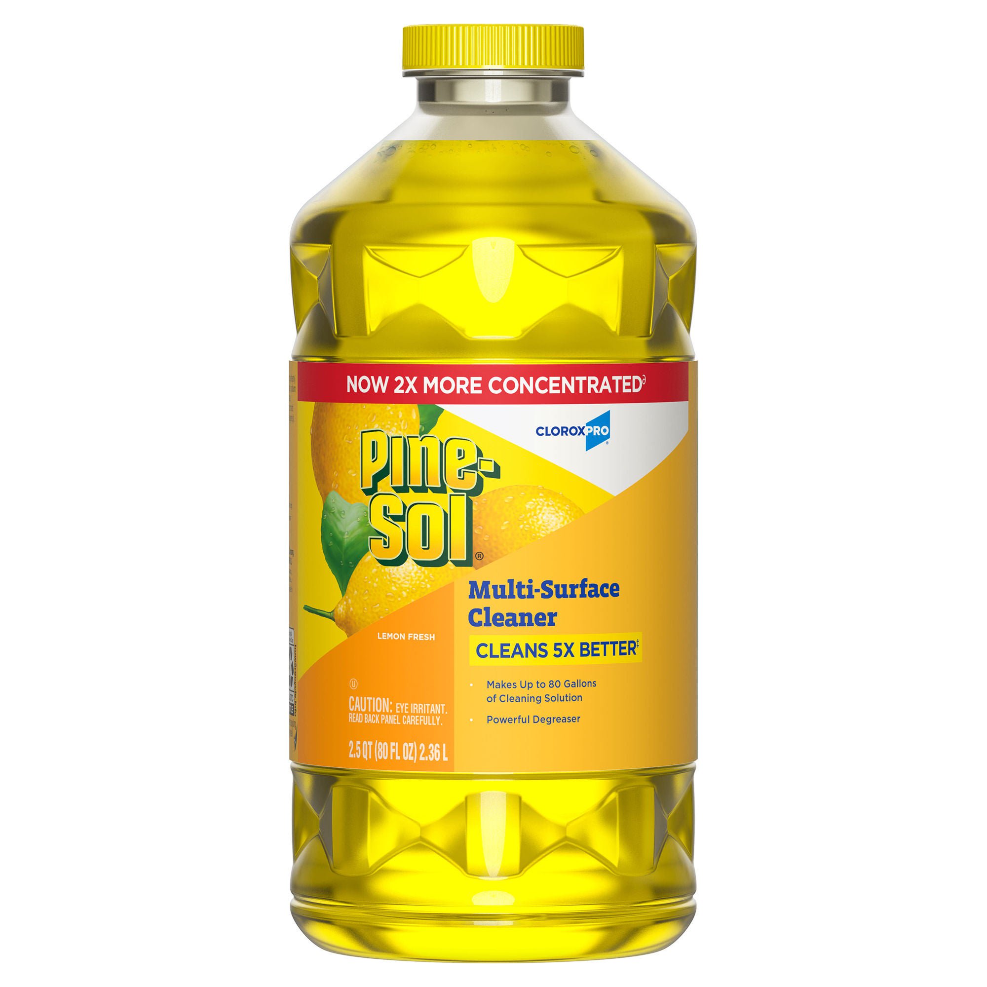 Surface Disinfectant Cleaner Pine-Sol® Manual Pour Liquid 80 oz. Bottle Lemon Scent NonSterile