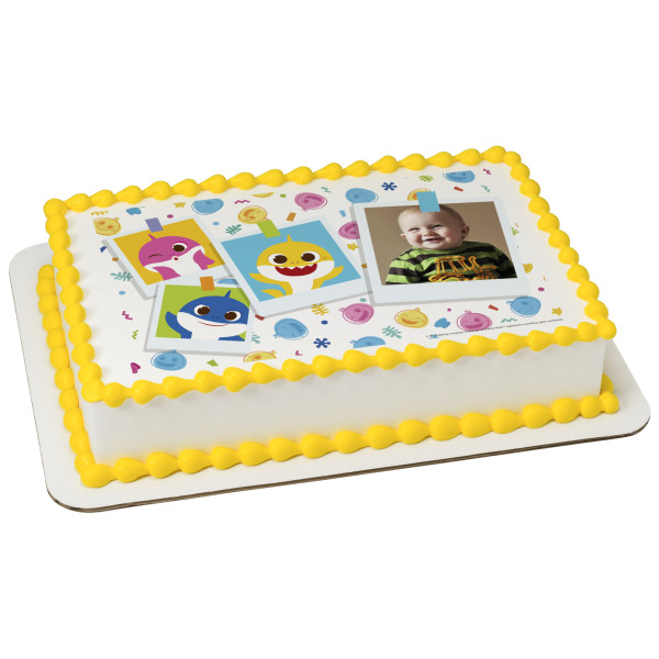 Baby Shark Finning PhotoCake® Edible Image® Frame