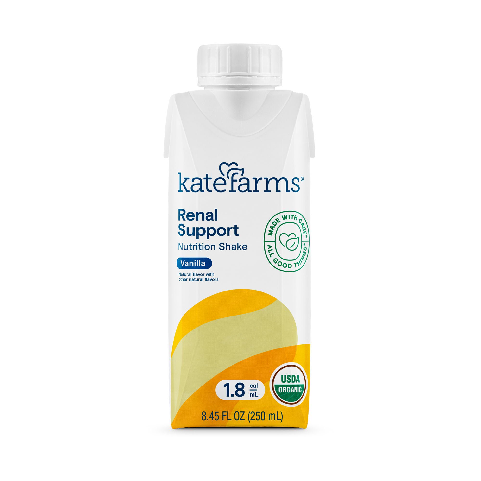 Kate Farms® Renal Support 1.8 Vanilla Nutrition Shake, 8.45-ounce carton