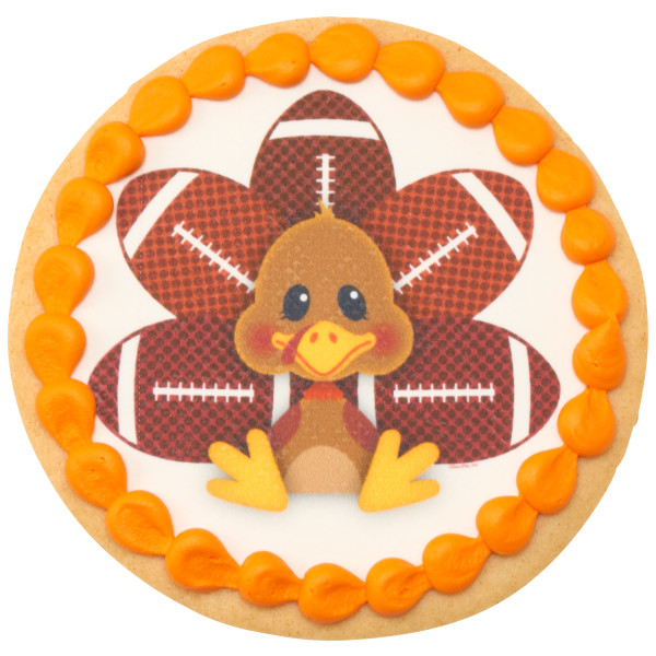 Football Turkey PhotoCake® Edible Image®