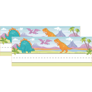 Dino Quest Tented Nameplates, 72 Count, 2-Pack
