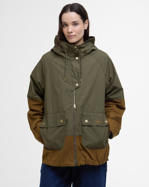 Hayley Showerproof Jacket Dusky Green/Breen/Ancient Tartan