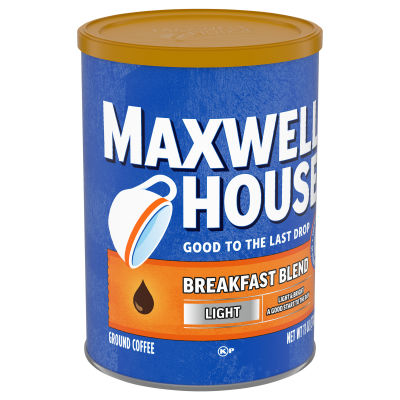 Maxwell House Breakfast Blend Ground Coffee, 11 oz Canister