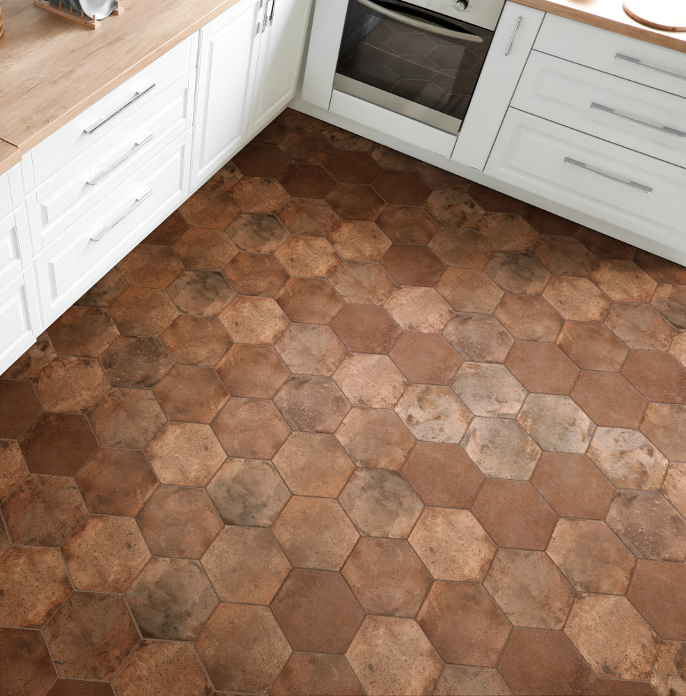 Archai Hex Bold 9-1/8 in. x 10-1/2 in. Porcelain Floor and Wall Tile