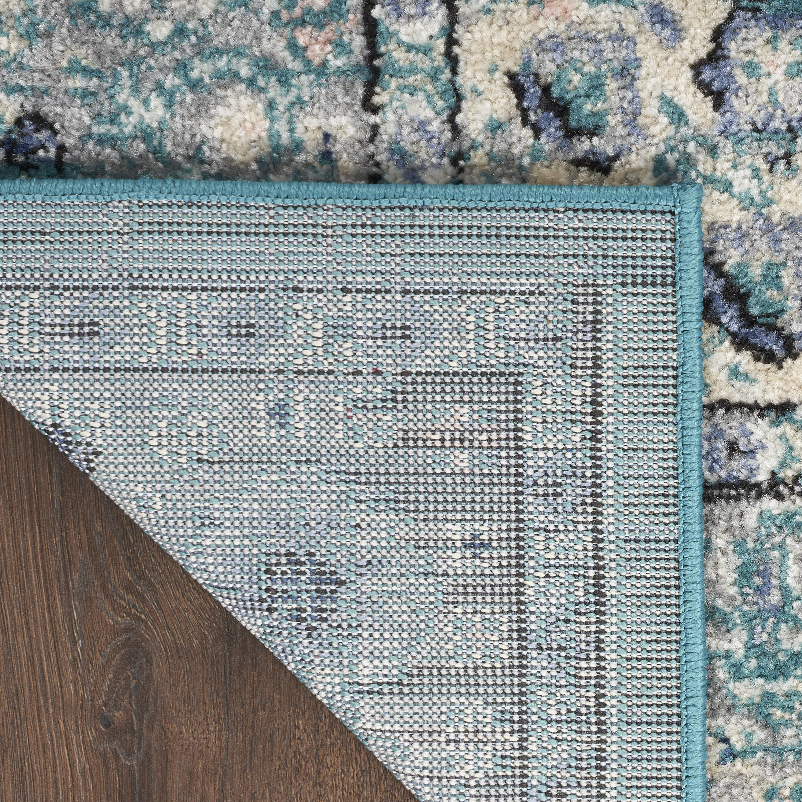 Nourison Passion 8' x 10' Turquoise Grey Bohemian Indoor Rug
