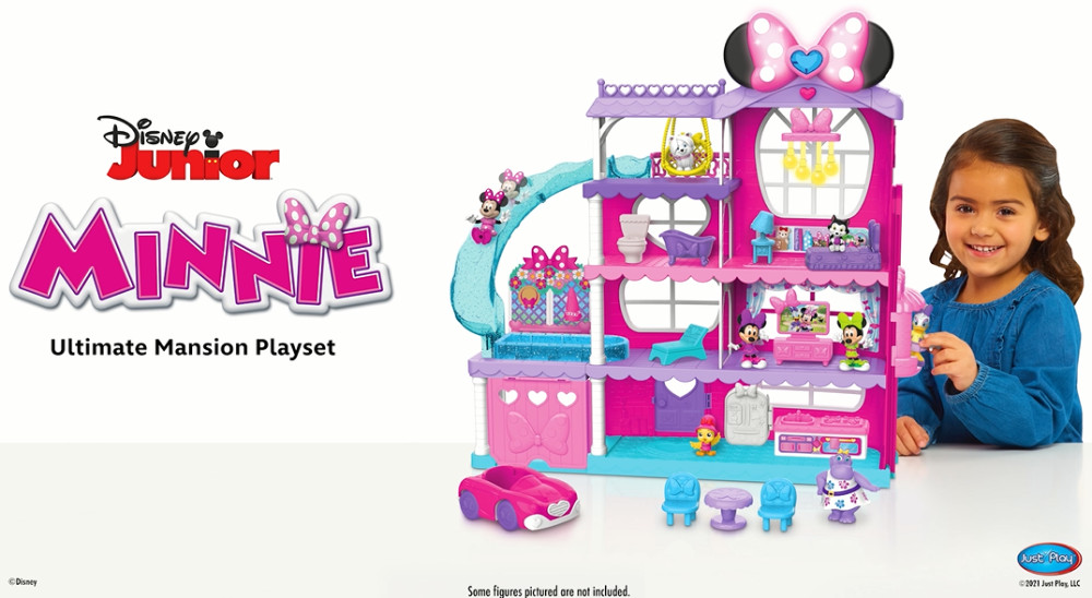 Disney Junior Minnie Mouse Ultimate Mansion Playset, Kids Toys for Ages