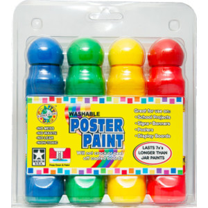 Poster Paint, Pack of 4