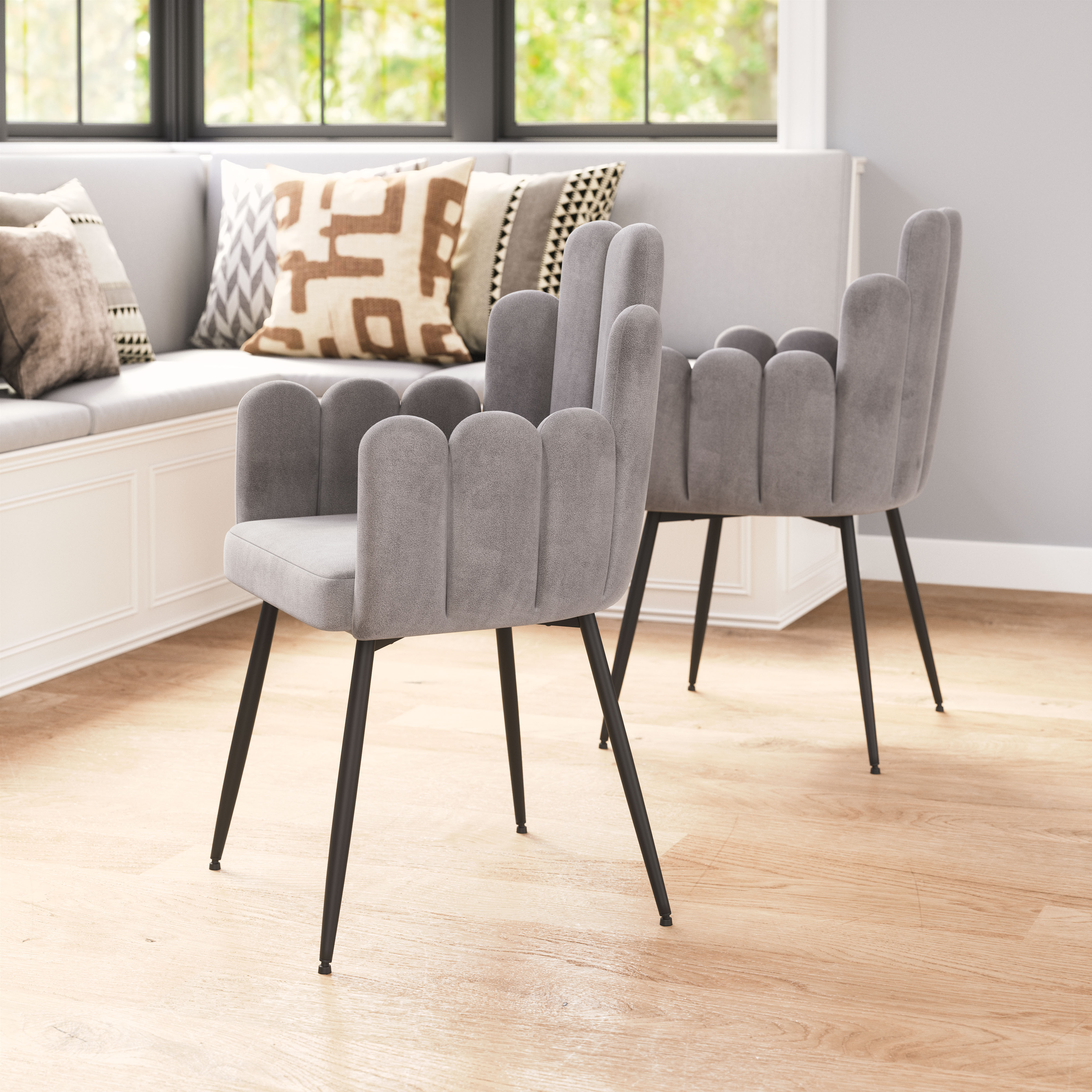 Noosa Dining Chair (Set of 2) Gray product image