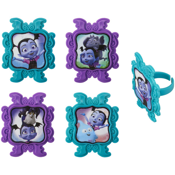 Vampirina Sweetly Vee Cupcake Rings