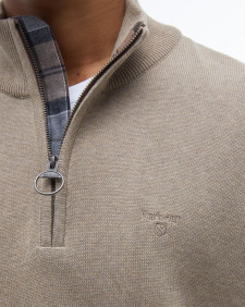 Cotton Half-Zip Jumper 