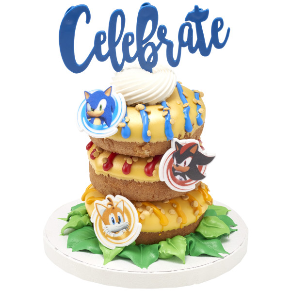 Sonic, Tails and Shadow Cupcake Rings