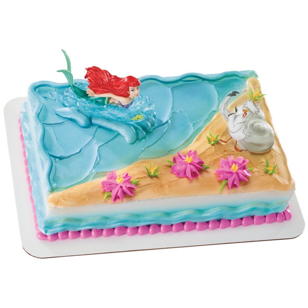 Image Cake Disney Princess The Little Mermaid Ariel & Scuttle