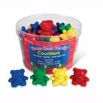 Learning Resources Three Bear Family&reg; Counters Basic Set, Set of 80 LER0725