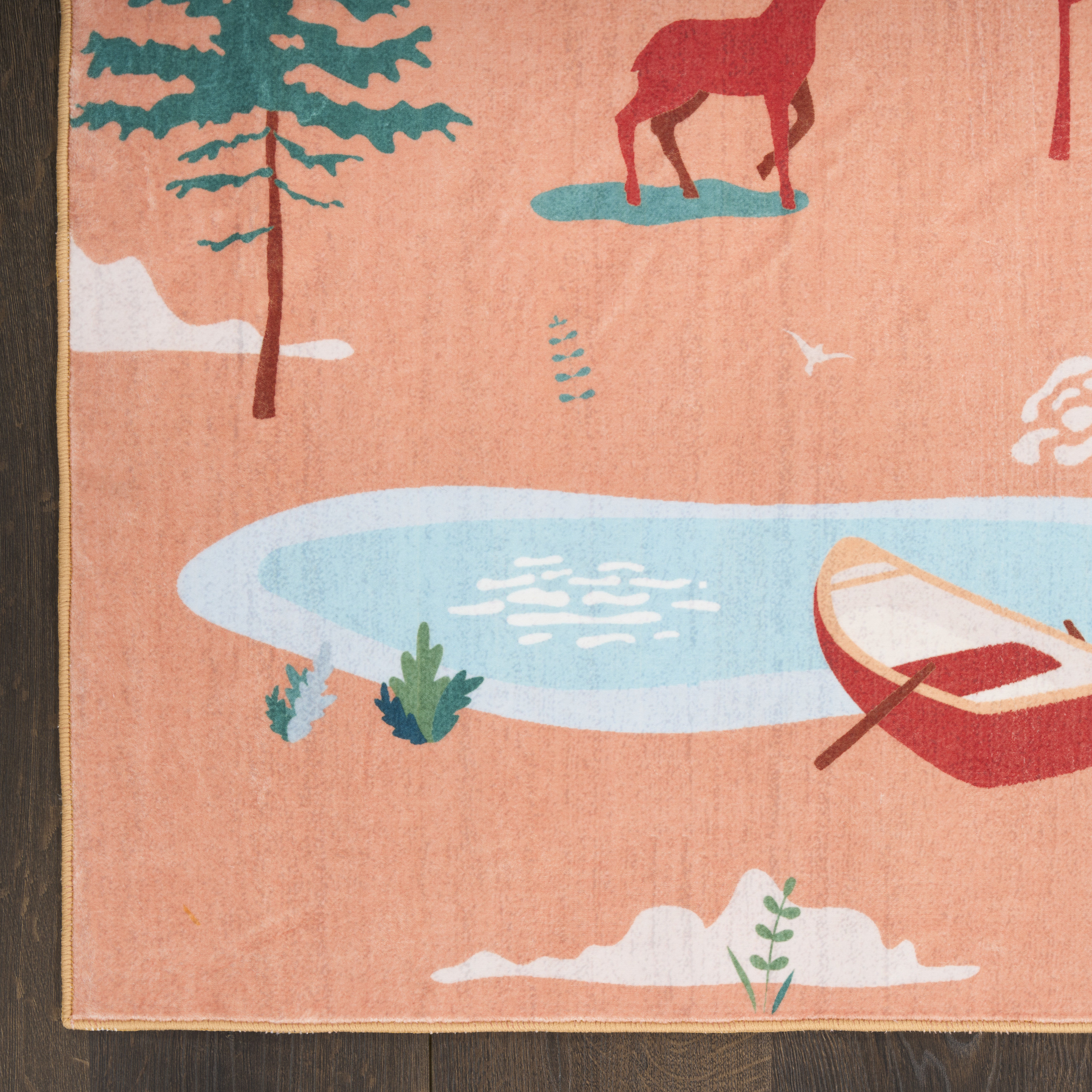 Nourison Imagination 3'5" x 5' Multicolor Kids Indoor Rug