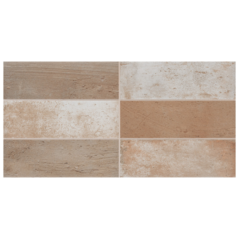 Kings Mud Sand 7-7/8 in. x 15-3/4 in. Ceramic Wall Tile