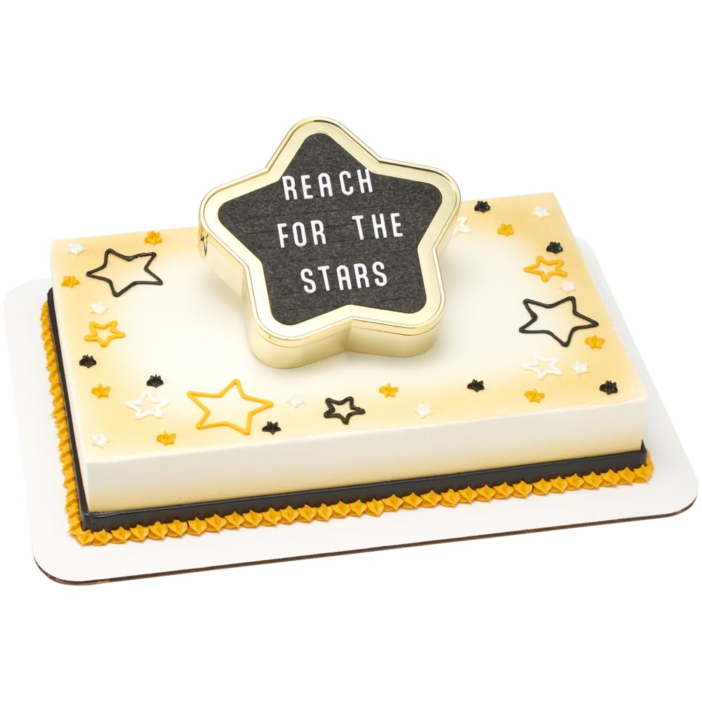 Image Cake Star Grad Letter Board