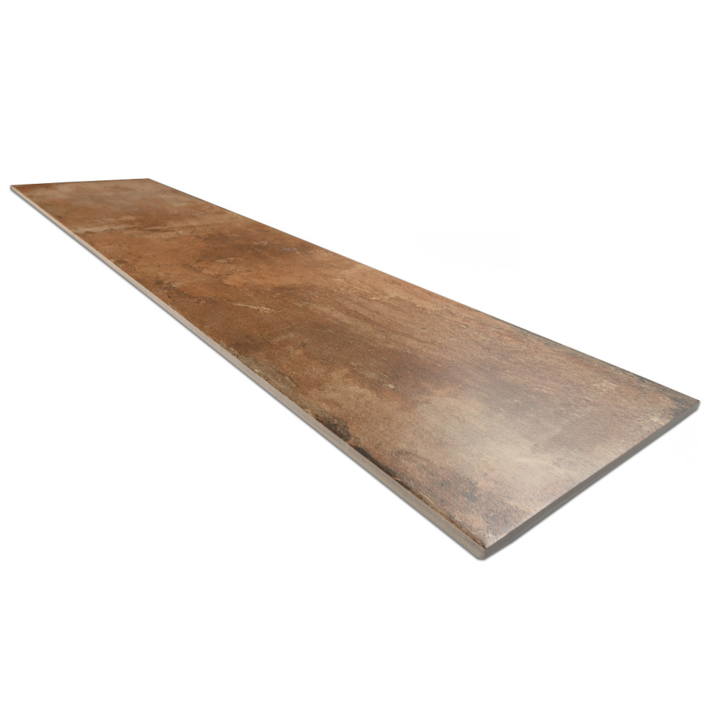 Terre Rosso 9-7/8 in. x 39-1/2 in. Porcelain Floor and Wall Tile