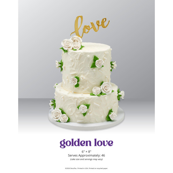 Golden Love The Magic of Cakes® Wedding Page