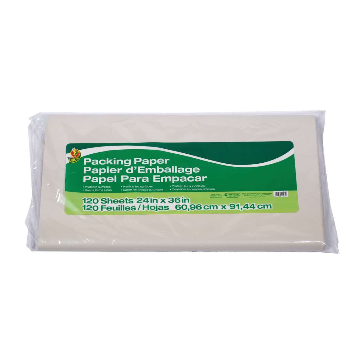 Duck® Brand Packing Paper - White, 120 pk, 24 in. x 36 in. Image